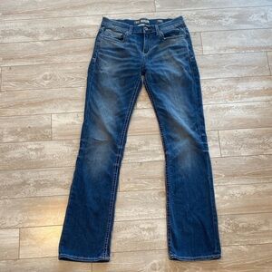Mens BKE Aiden bootleg jean size 31/35